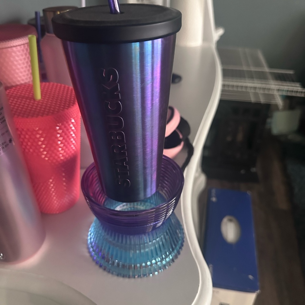 Starbucks stainless steel multi color foiled tumbler cup